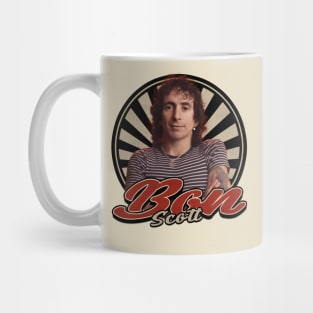 Vintage 80s Bon Scott Mug